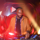 Virgil Abloh performs on stage at the YouTube cocktail party during Paris Fashion Week on Sept. 26, 2018, in Paris.
